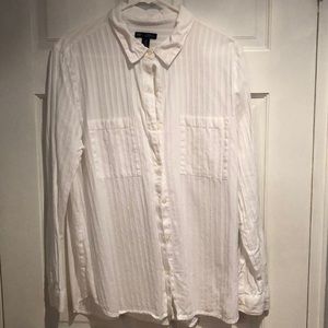 Gap Boyfriend Buttoned-Up Shirt